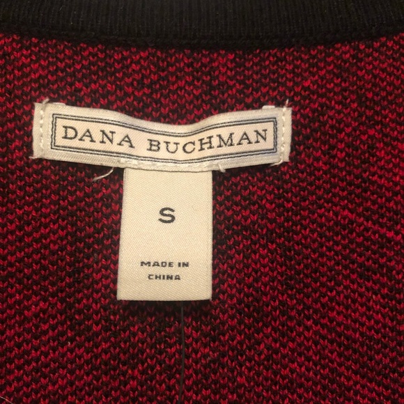 Dana Buchman Red/Black Knit Dress - Picture 6 of 9